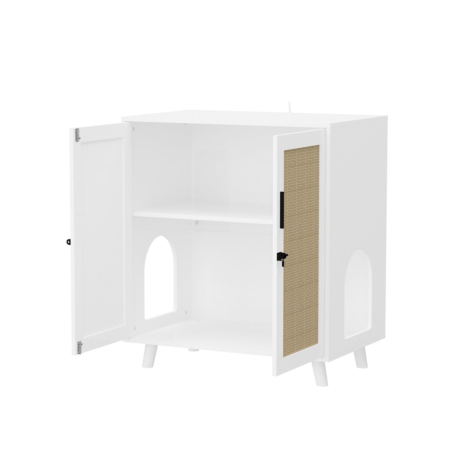 Enceinte de bac à litière pour chat Meubles Table d'appoint Canapé Table