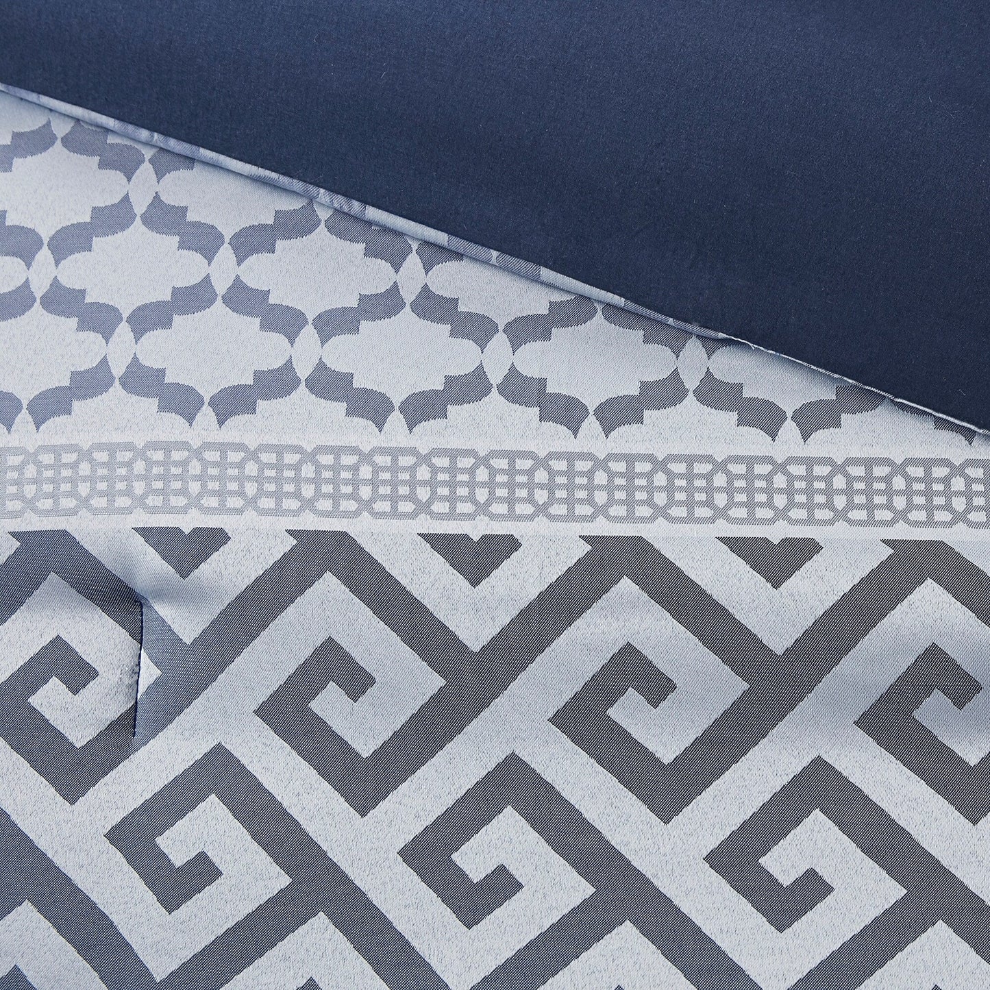 Ensemble de couette jacquard géométrique Madison Park Christian 7 pièces