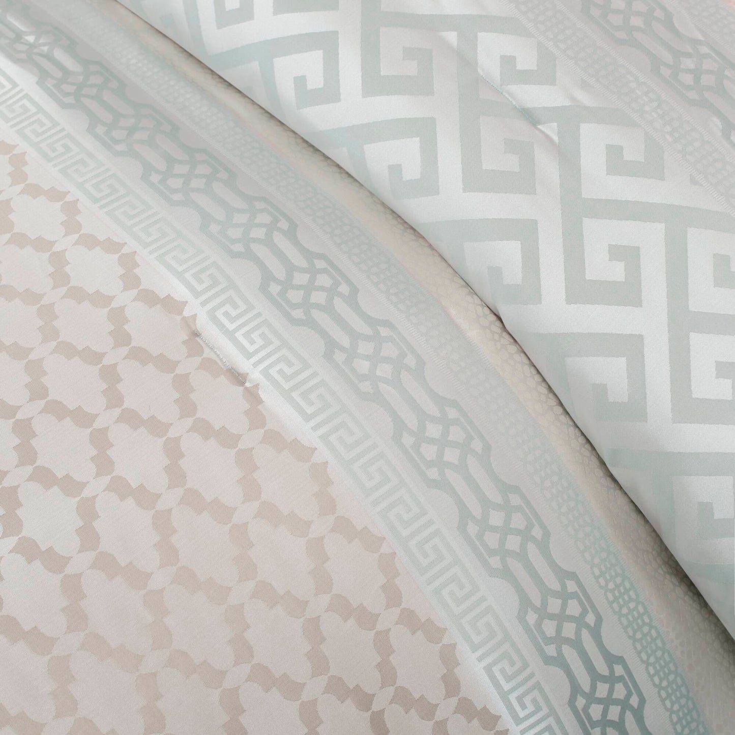 Ensemble de couette jacquard géométrique Madison Park Christian 7 pièces