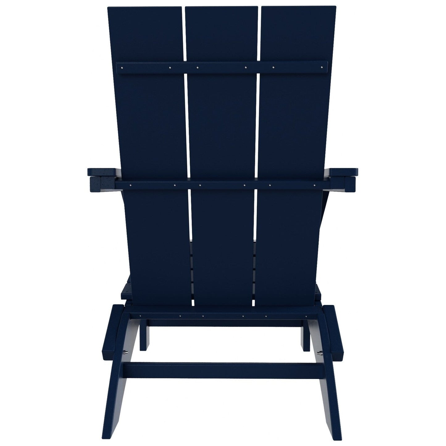 Chaise Adirondack pliante Polytrends Shoreside moderne et écologique, idéale pour les commerces et les résidences, toutes saisons