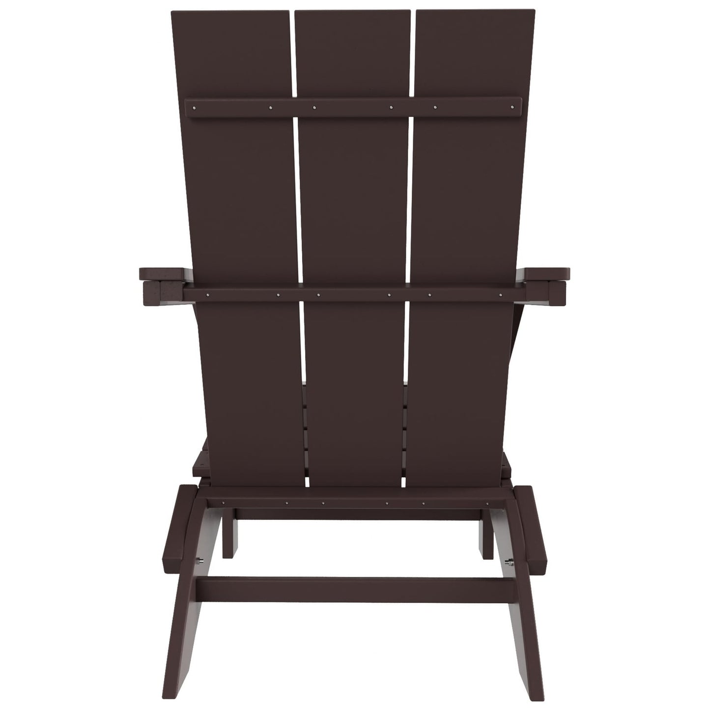 Chaise Adirondack pliante Polytrends Shoreside moderne et écologique, idéale pour les commerces et les résidences, toutes saisons
