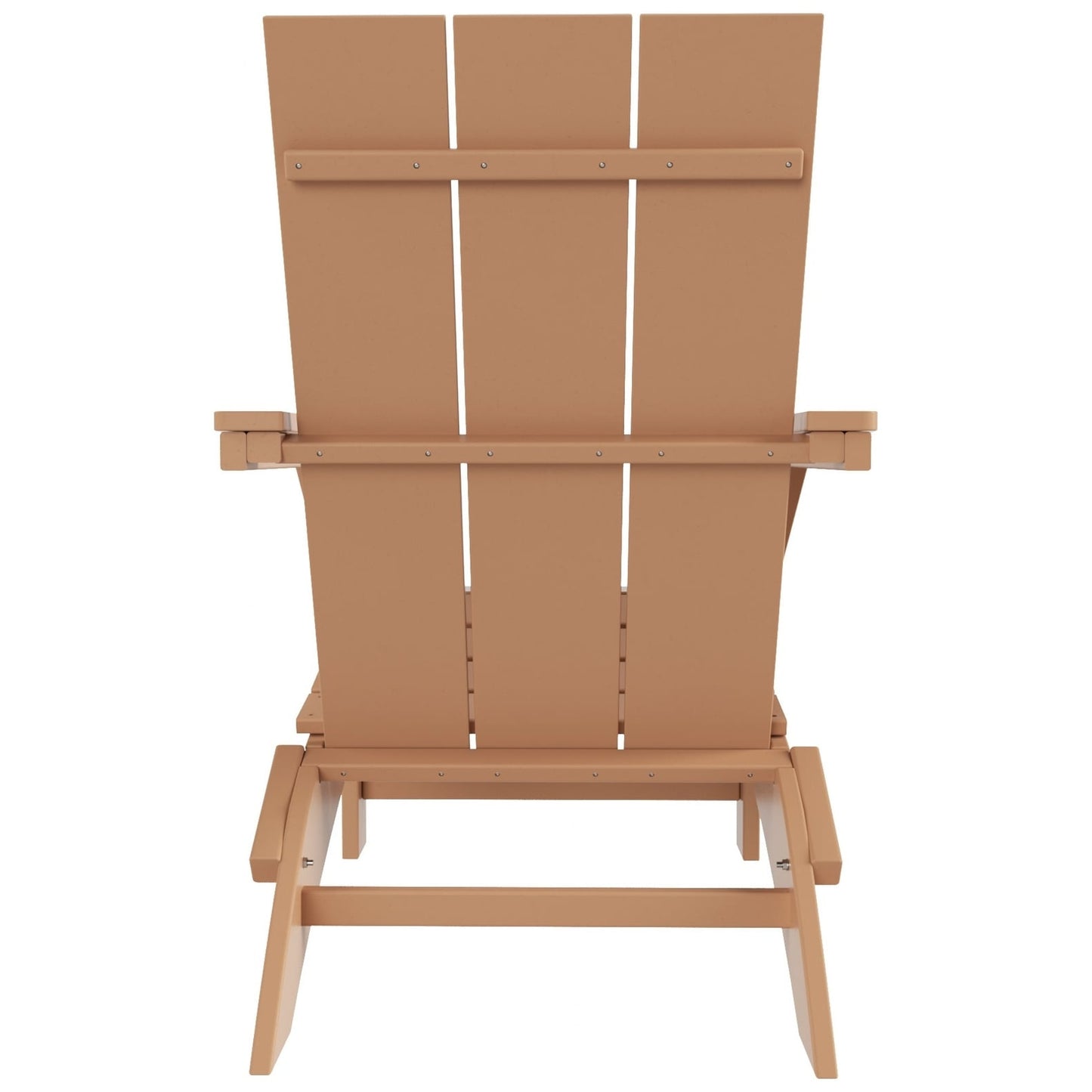 Chaise Adirondack pliante Polytrends Shoreside moderne et écologique, idéale pour les commerces et les résidences, toutes saisons