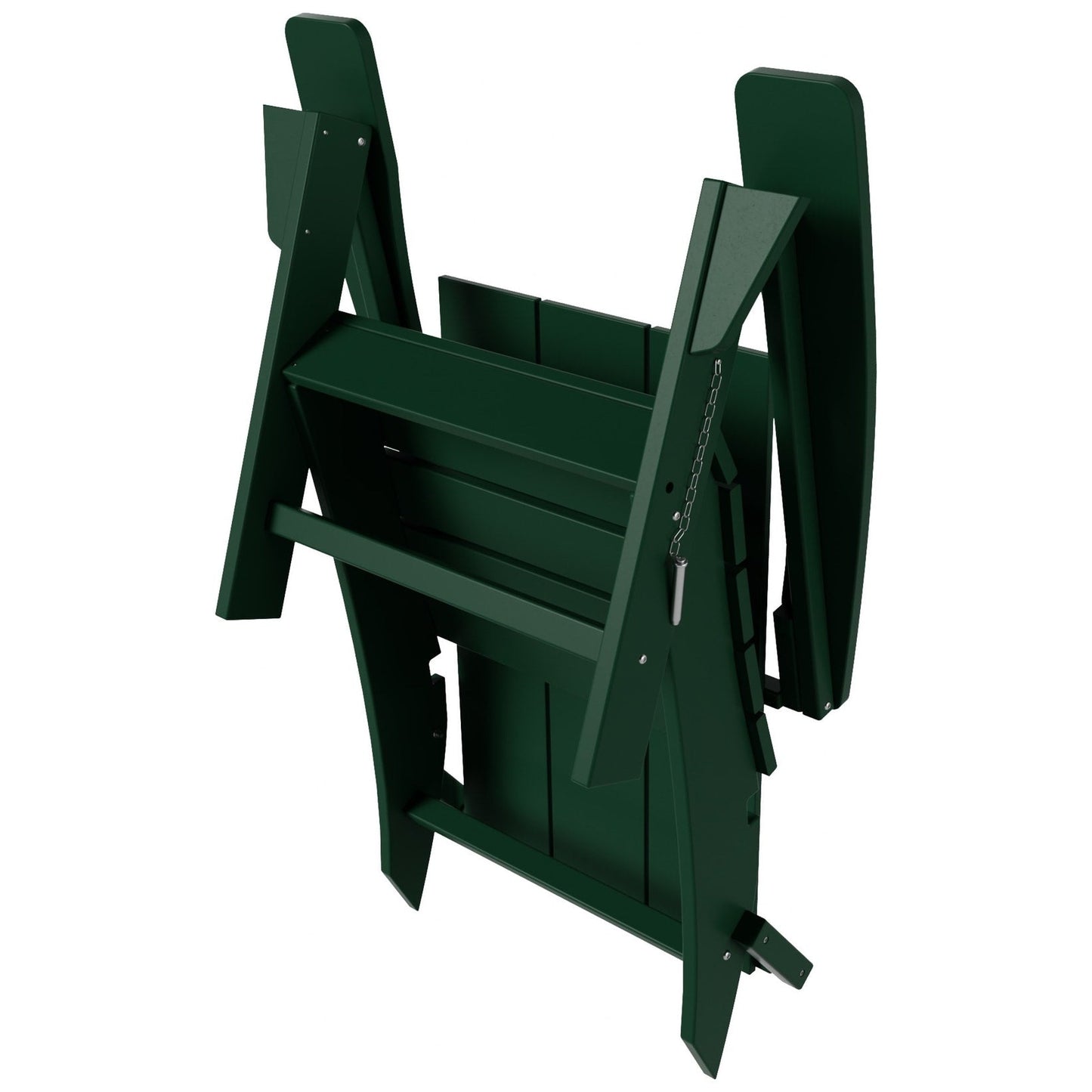 Chaise Adirondack pliante Polytrends Shoreside moderne et écologique, idéale pour les commerces et les résidences, toutes saisons