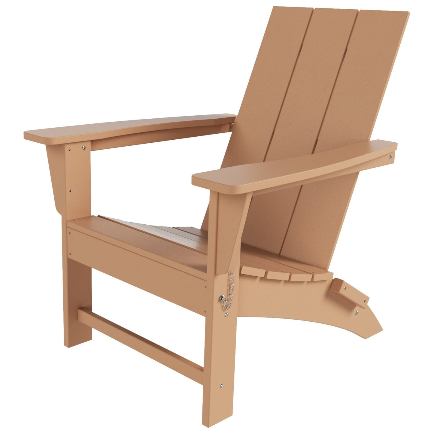 Chaise Adirondack pliante Polytrends Shoreside moderne et écologique, idéale pour les commerces et les résidences, toutes saisons
