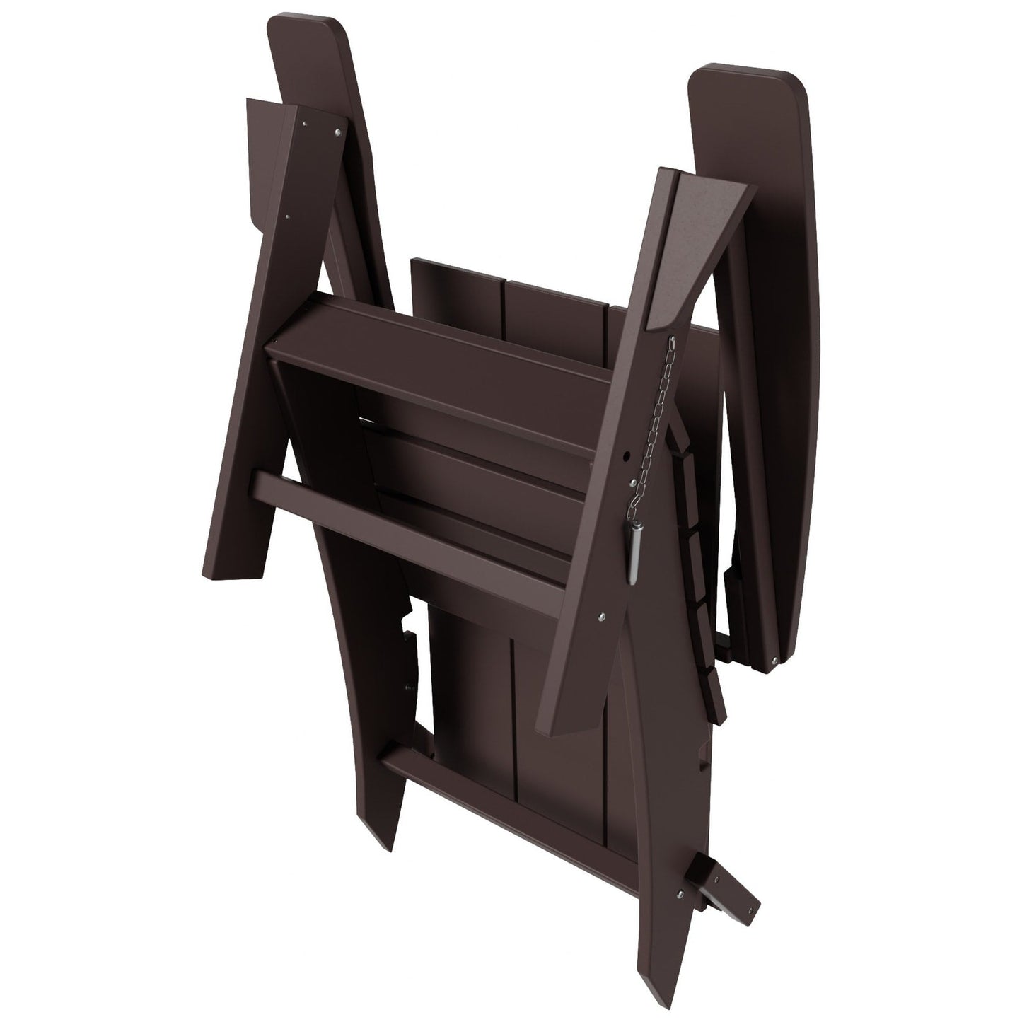 Chaise Adirondack pliante Polytrends Shoreside moderne et écologique, idéale pour les commerces et les résidences, toutes saisons