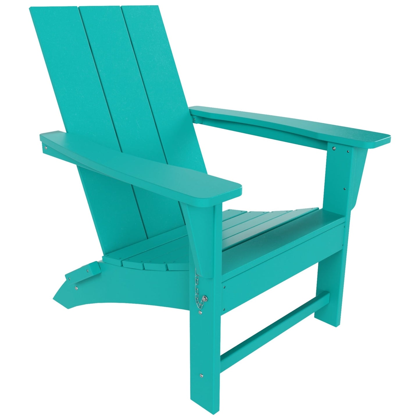 Chaise Adirondack pliante Polytrends Shoreside moderne et écologique, idéale pour les commerces et les résidences, toutes saisons