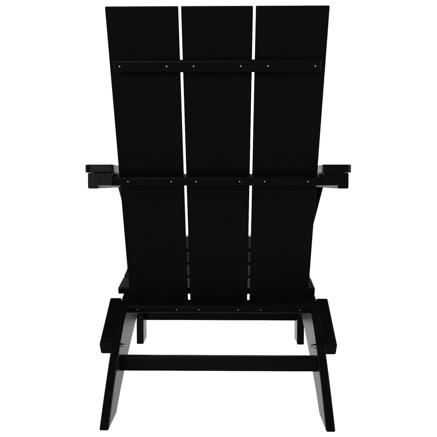 Chaise Adirondack pliante Polytrends Shoreside moderne et écologique, idéale pour les commerces et les résidences, toutes saisons