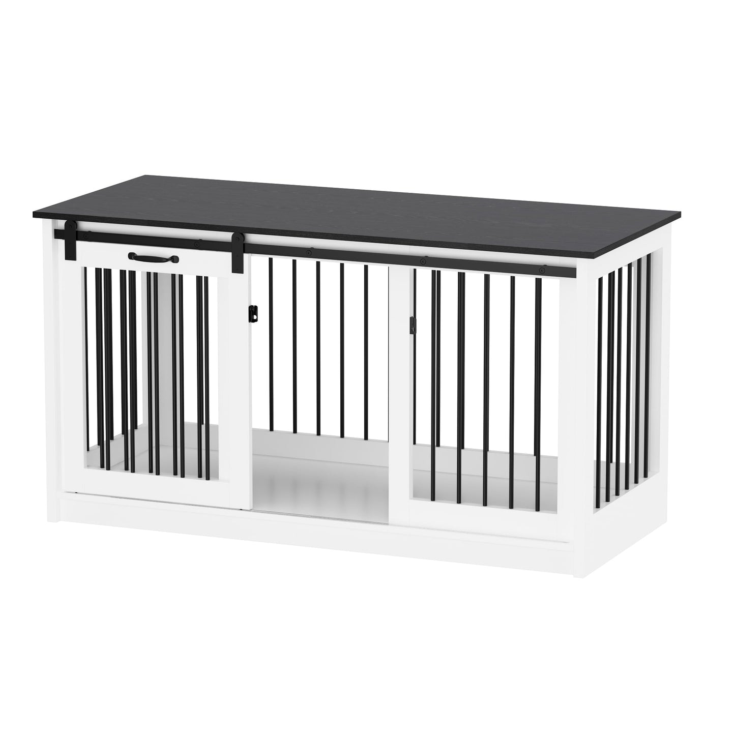 Cage pour chien élégante et robuste avec renfort en tube de fer