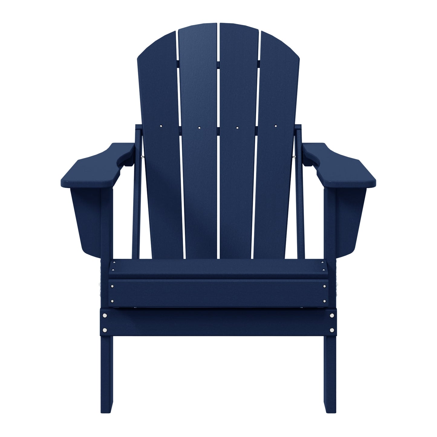Chaise pliante Adirondack Polytrends Laguna résistante à la décoloration et aux intempéries pour patio extérieur