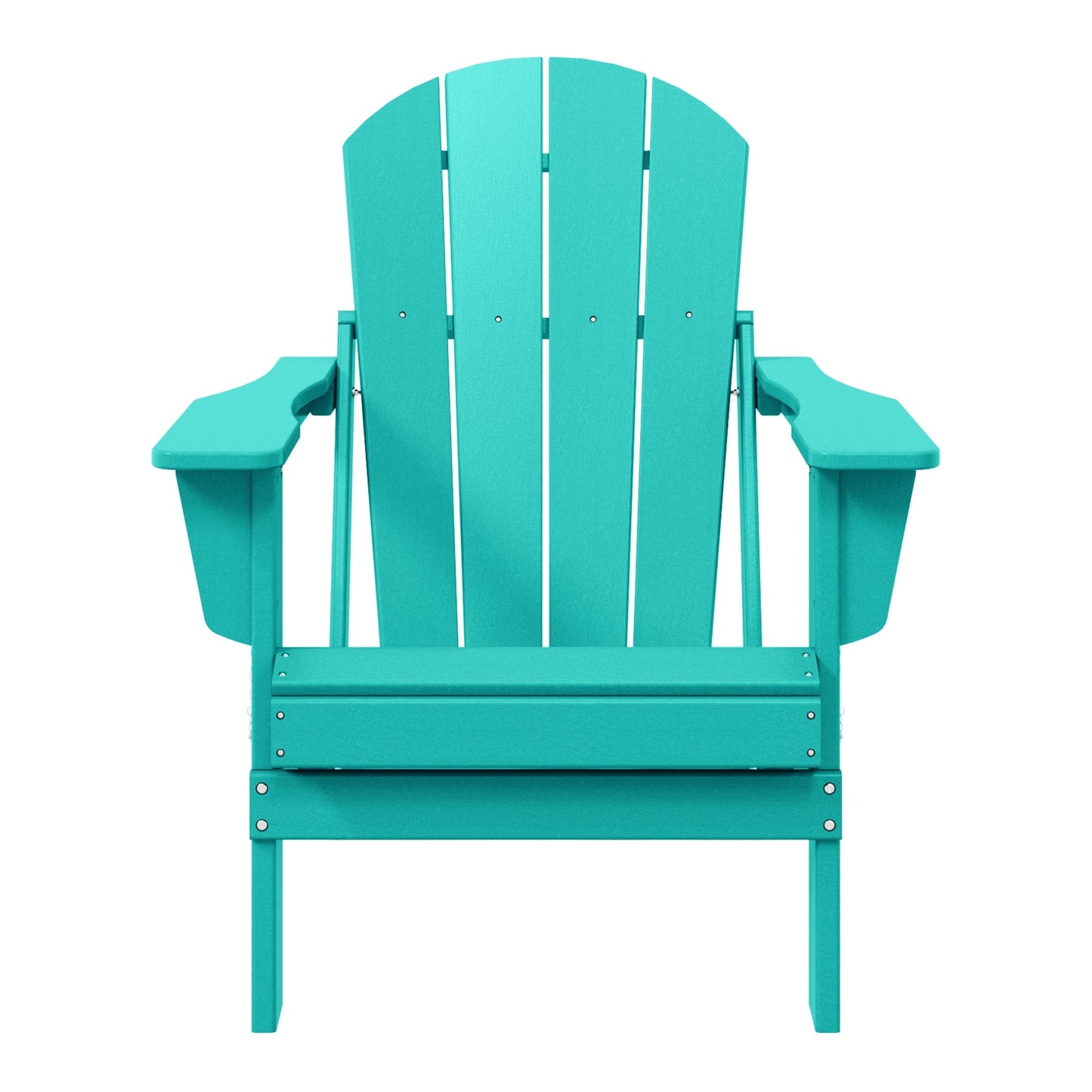 Chaise pliante Adirondack Polytrends Laguna résistante à la décoloration et aux intempéries pour patio extérieur