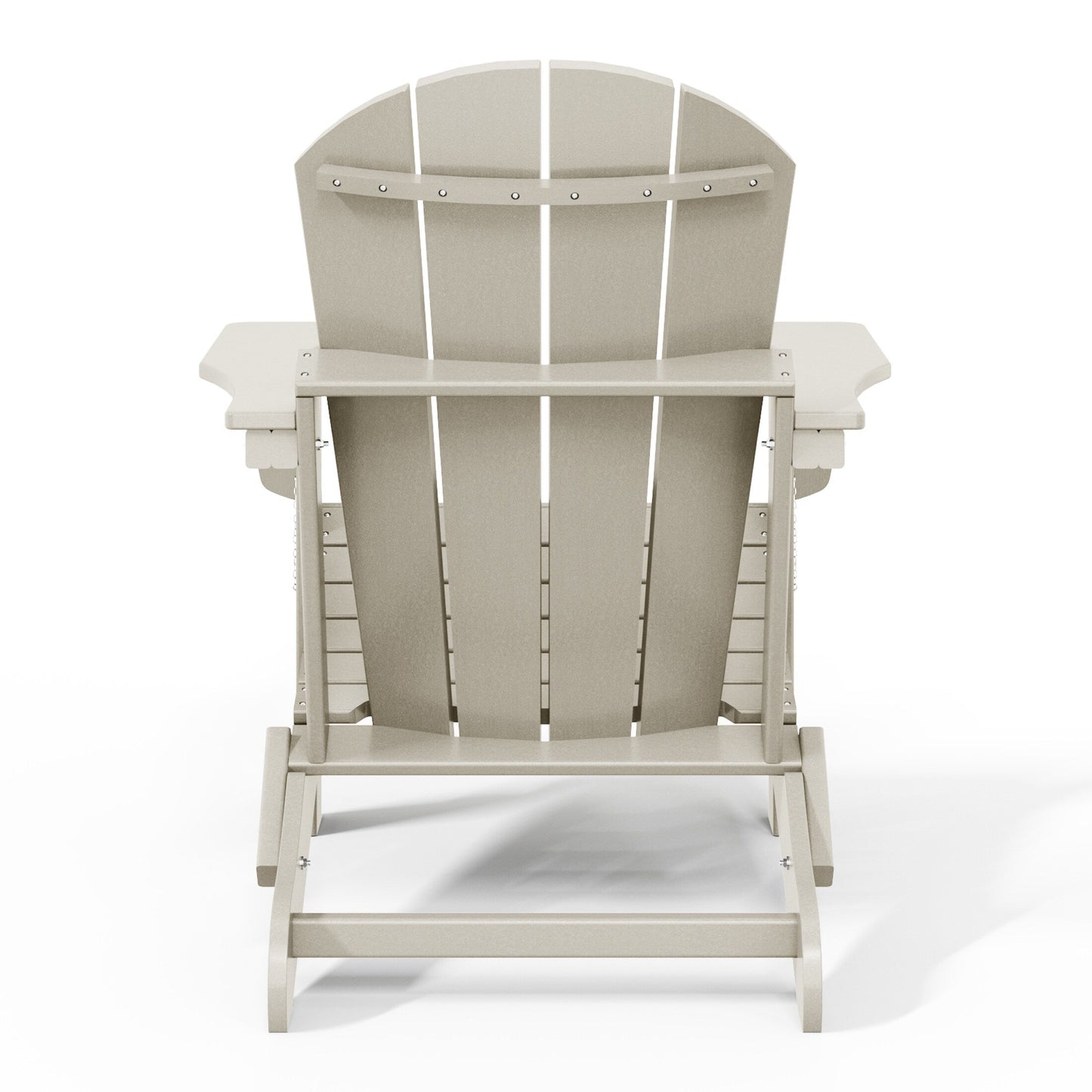 Chaises pliantes Adirondack Polytrends Laguna résistantes aux intempéries (lot de 2)
