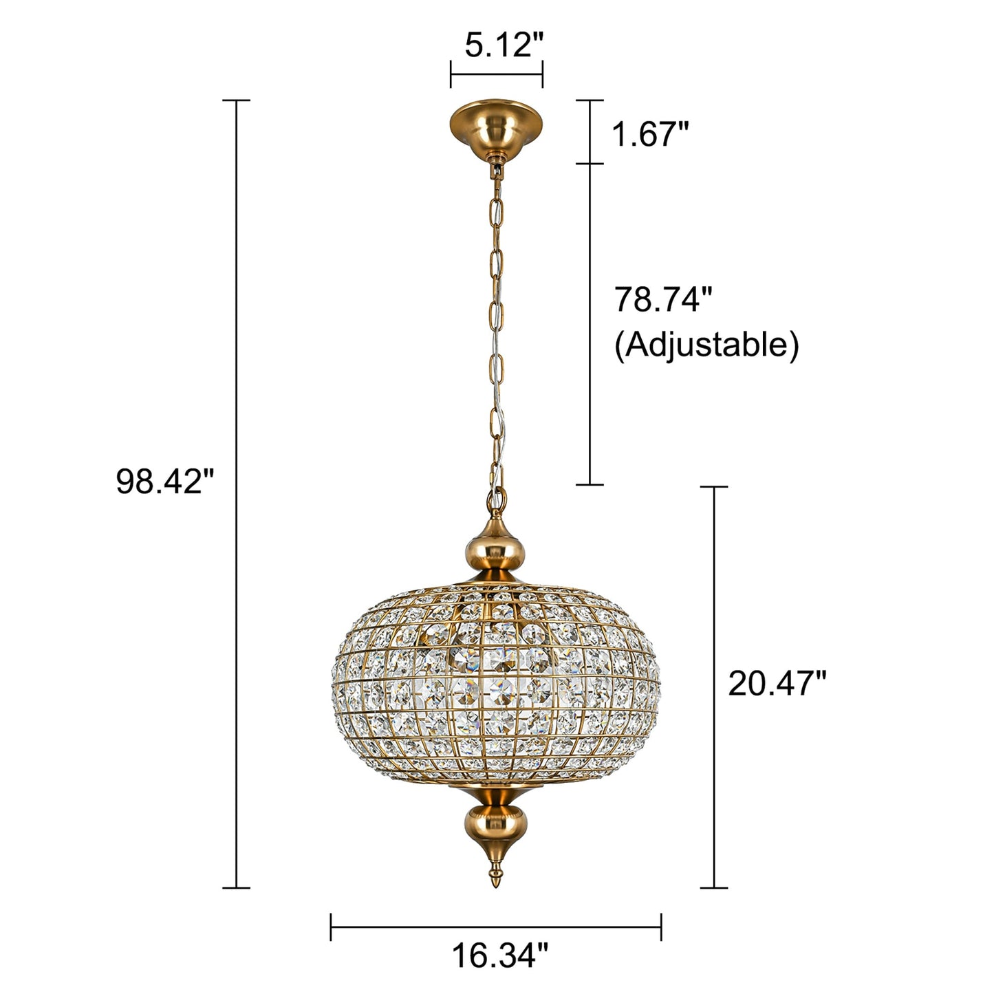 Lustre rétro français à 4/5 lumières en laiton antique avec globe en cristal et suspension pour îlot de cuisine