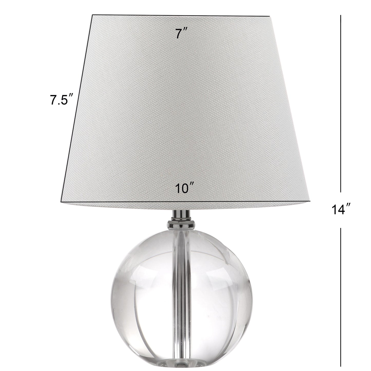 Lampe de table en marbre SAFAVIEH Lighting Chastity 14 pouces - 10 x 10 x 14 - 10 L x 10 P x 14 H