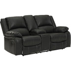 Causeuse inclinable avec console Calderwell - Noir