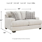 Causeuse Brebryan - Flanelle