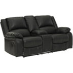 Causeuse inclinable avec console Calderwell - Noir