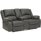 Causeuse inclinable avec console Calderwell - Gris