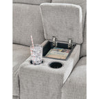 Causeuse inclinable électrique Barnsana avec console