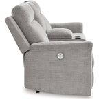 Causeuse inclinable électrique Barnsana avec console