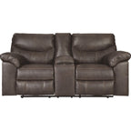Causeuse inclinable Boxberg avec console - Teck