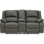 Causeuse inclinable électrique avec console Calderwell - Gris