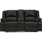 Causeuse inclinable avec console Calderwell - Noir