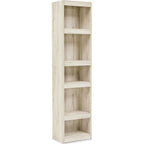 Meuble de divertissement Bellaby 4 pièces - Blanchi à la chaux