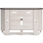 Meuble TV d'angle Dorrinson - Bicolore