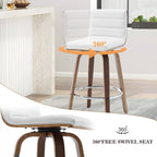 26/29 Faux Leather Swivel Bar/Counter Stools, Set of 2/3
