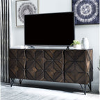 Meuble TV Chasinfield - Marron foncé