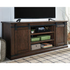 Meuble TV Budmore - Brun rustique