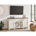 Meuble TV Bolanburg - Blanc/Gris patiné