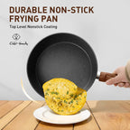 30-Piece Kitchen Granite Cookware and Bakeware Set, Cooking Pans Set Non-Stick Pots and Pans Set