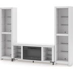 Meuble de divertissement 3 pièces Brollevi - Blanc