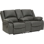 Causeuse inclinable avec console Calderwell - Gris