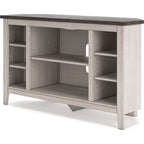 Meuble TV d'angle Dorrinson - Bicolore