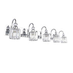 Chrome/ Black/ Gold Modern Over Mirror Crystal Bathroom Restroom Wall Lighting Fixtures Bath Lights Vanity Light