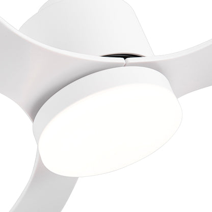 52 Inch LED Ceiling Fan with Lights Remote(3-Blade)