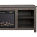 Meuble TV Brenna avec cheminée