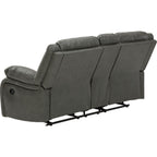 Causeuse inclinable avec console Calderwell - Gris