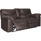 Causeuse inclinable Boxberg avec console - Teck