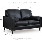 Causeuse Bryceview - Onyx
