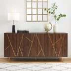 63'' W Wood Buffets and Sideboards Storage Cabinet