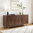 63'' W Wood Buffets and Sideboards Storage Cabinet