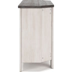 Meuble TV d'angle Dorrinson - Bicolore