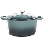 7 Quart Round Cast Iron Dutch Oven in Ash