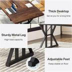 70.8-Inch Executive Desk, Large Computer Office Desk Workstation