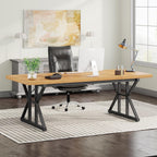 70.8-Inch Executive Desk, Large Computer Office Desk Workstation