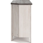 Meuble TV d'angle Dorrinson - Bicolore