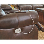 Causeuse inclinable électrique Buncrana - Chocolat